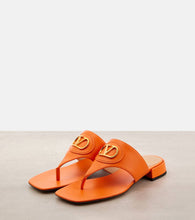 Valentino Garavani VLogo Signature leather thong sandals