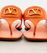 Valentino Garavani VLogo Signature leather thong sandals