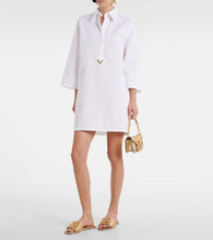 Valentino Garavani VLogo Signature metallic leather sandals