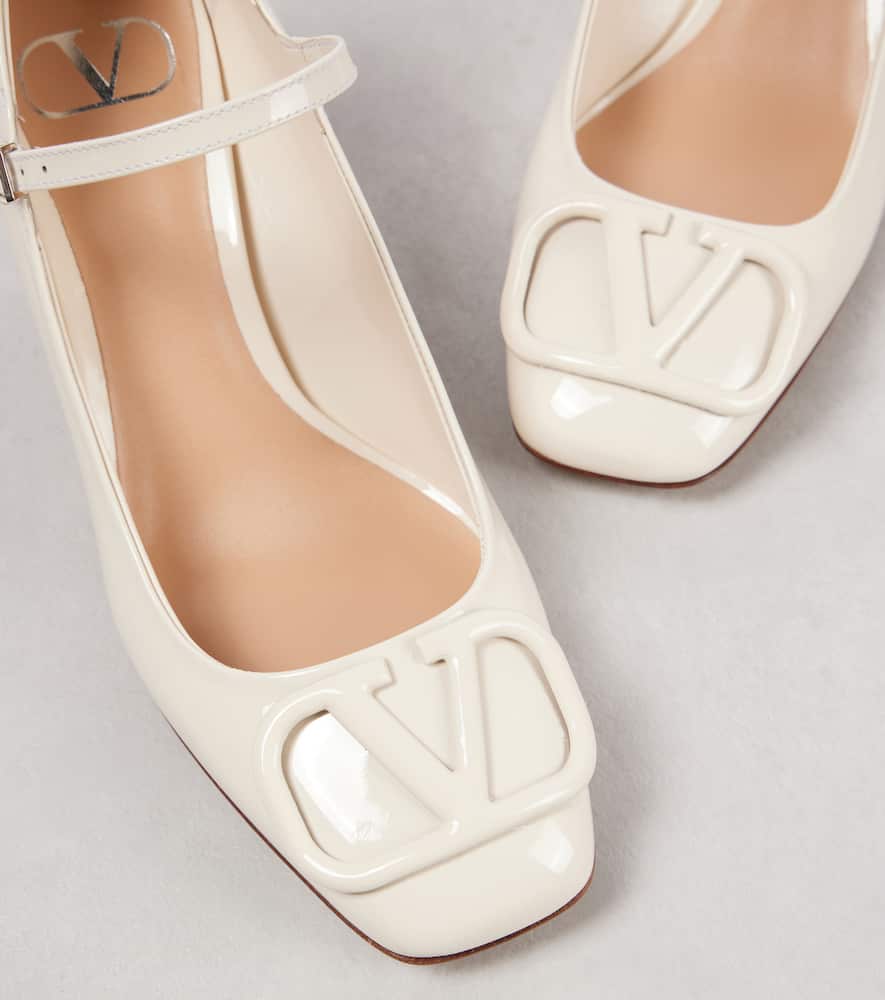 Valentino Garavani VLogo Signature patent leather Mary Jane pumps