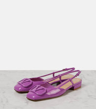 Valentino Garavani VLogo Signature patent leather flats