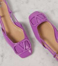 Valentino Garavani VLogo Signature patent leather flats