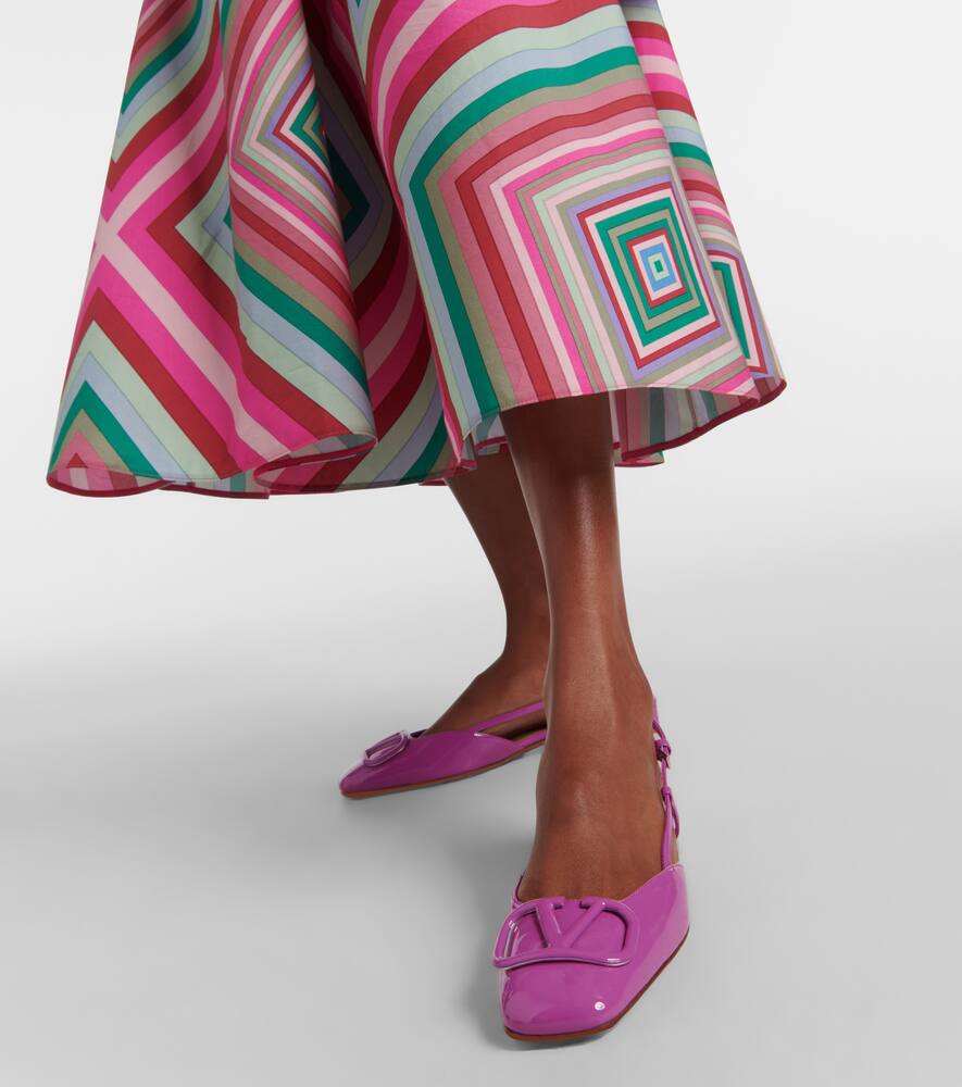 Valentino Garavani VLogo Signature patent leather flats