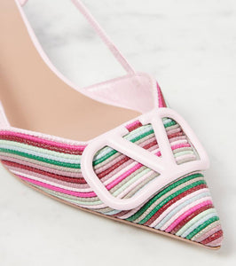 Valentino Garavani VLogo Signature slingback pumps
