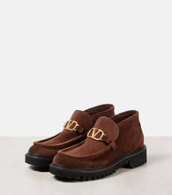 Valentino Garavani VLogo Signature suede desert boots