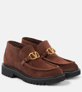 Valentino Garavani VLogo Signature suede desert boots