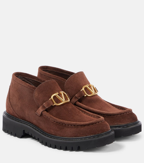 Valentino Garavani VLogo Signature suede desert boots