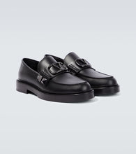 Valentino Garavani VLogo Stud Sign leather loafers