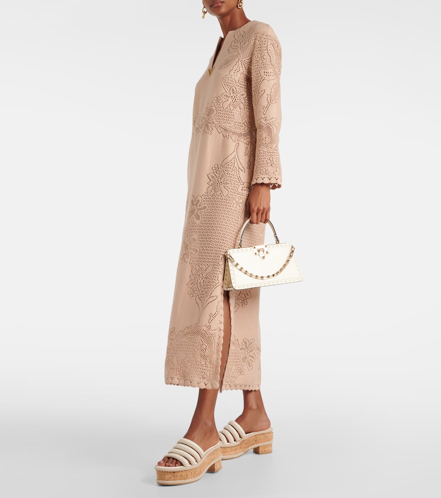 Valentino Garavani VLogo Summerblocks leather platform mules