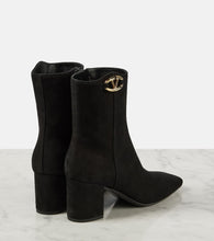 Valentino Garavani VLogo The Bold Edition suede booties
