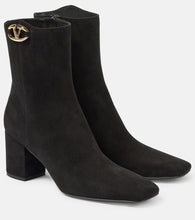 Valentino Garavani VLogo The Bold Edition suede booties