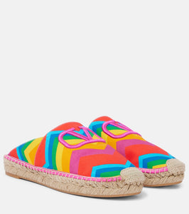 Valentino Garavani VLogo canvas espadrilles