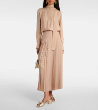 Valentino Garavani VLogo cutout metallic leather mules