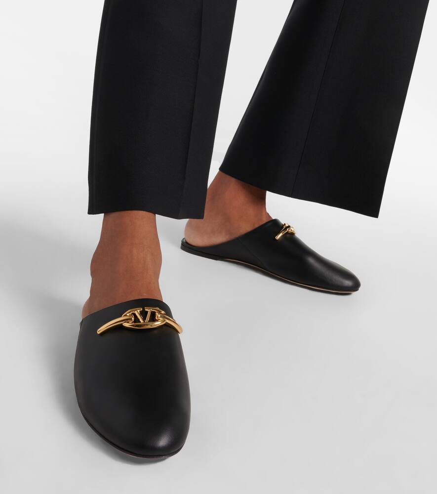 Valentino Garavani VLogo leather clogs
