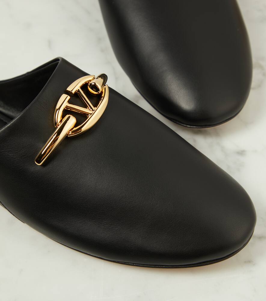 Valentino Garavani VLogo leather clogs