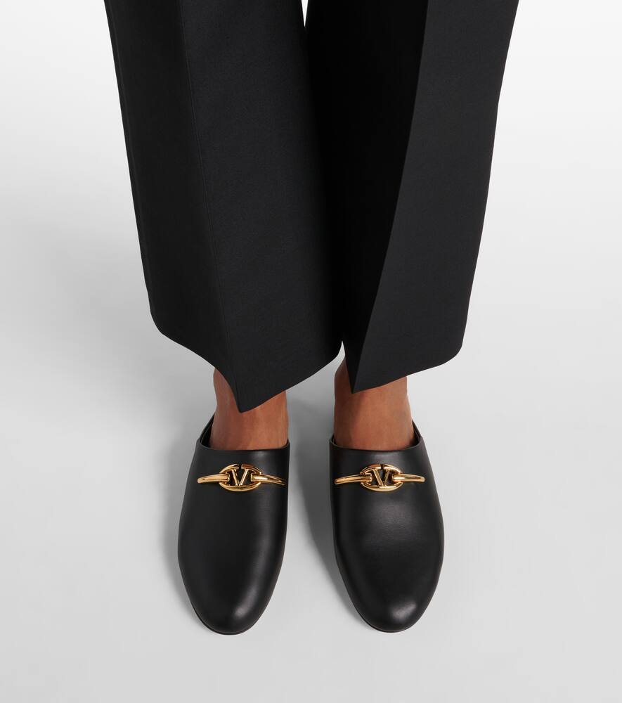 Valentino Garavani VLogo leather clogs
