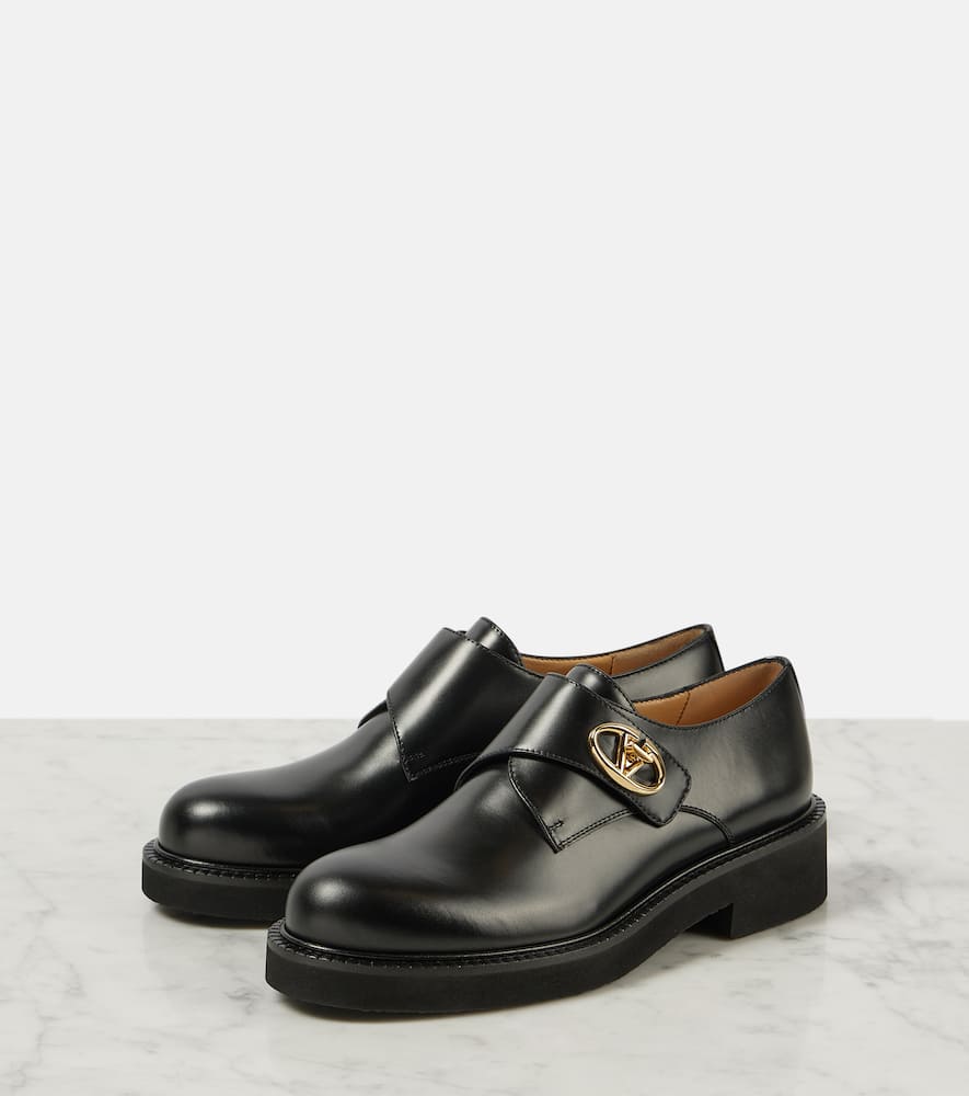 Valentino Garavani VLogo leather monk strap shoes
