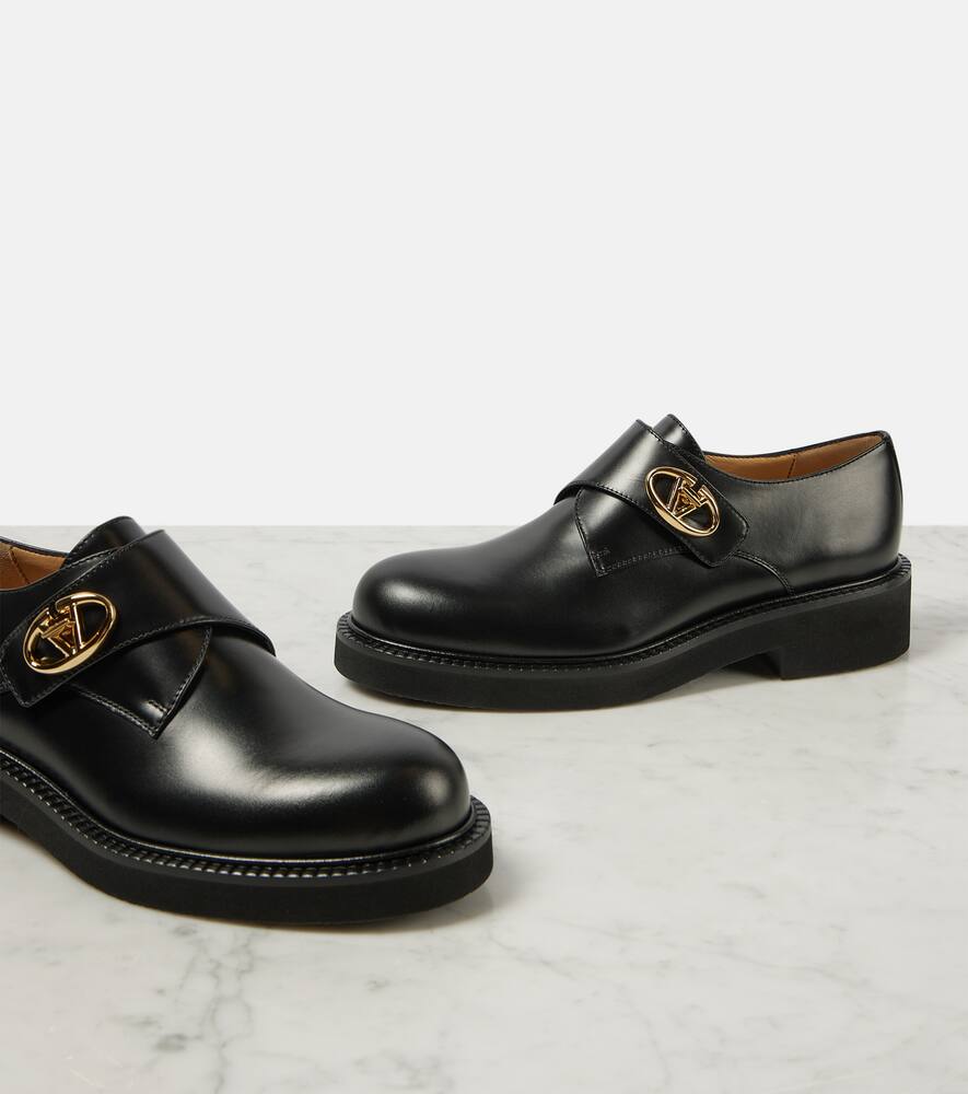 Valentino Garavani VLogo leather monk strap shoes