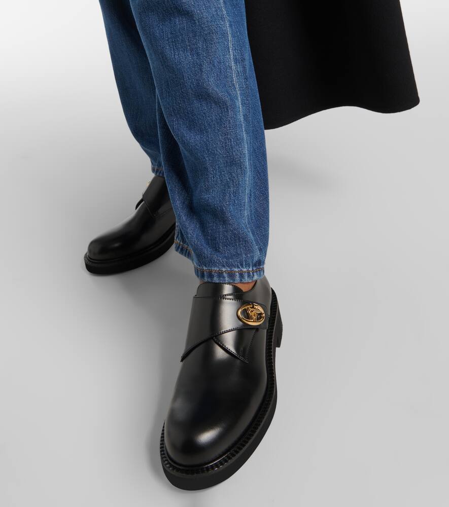 Valentino Garavani VLogo leather monk strap shoes