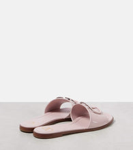 Valentino Garavani VLogo patent leather slides