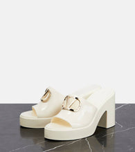 Valentino Garavani VLogo rubber platform mules