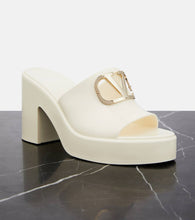 Valentino Garavani VLogo rubber platform mules