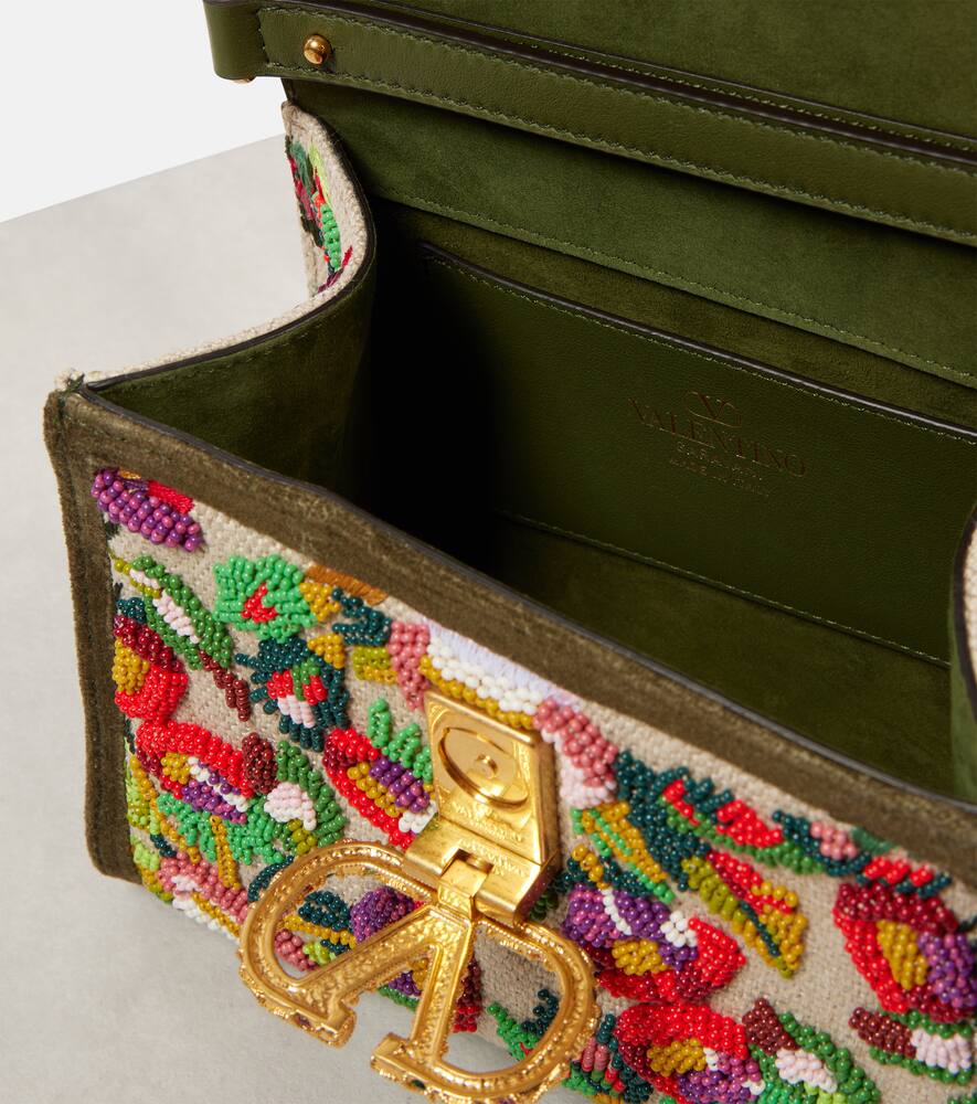 Valentino Garavani VSling Mini embellished jacquard tote bag