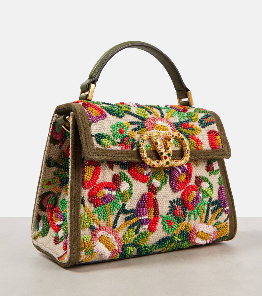 Valentino Garavani VSling Mini embellished jacquard tote bag
