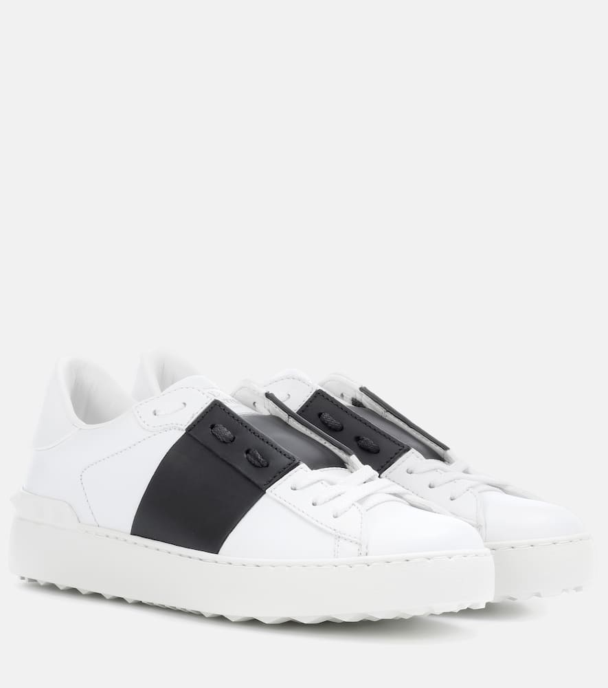 Valentino Garavani Valentino Garavani Open leather sneakers - Valentino Garavani Valentino Garavani Open 皮革运动鞋