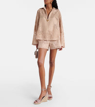 Valentino Garavani Valentino Garavani Rockstud Double leather wedge espadrilles