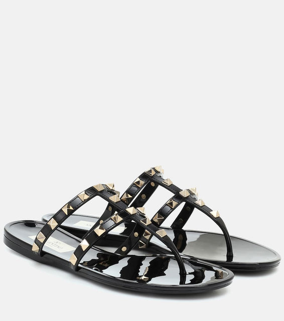 Valentino Garavani Valentino Garavani Rockstud PVC thong slides