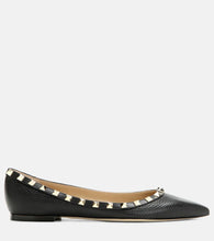 Valentino Garavani Valentino Garavani Rockstud leather ballet flats