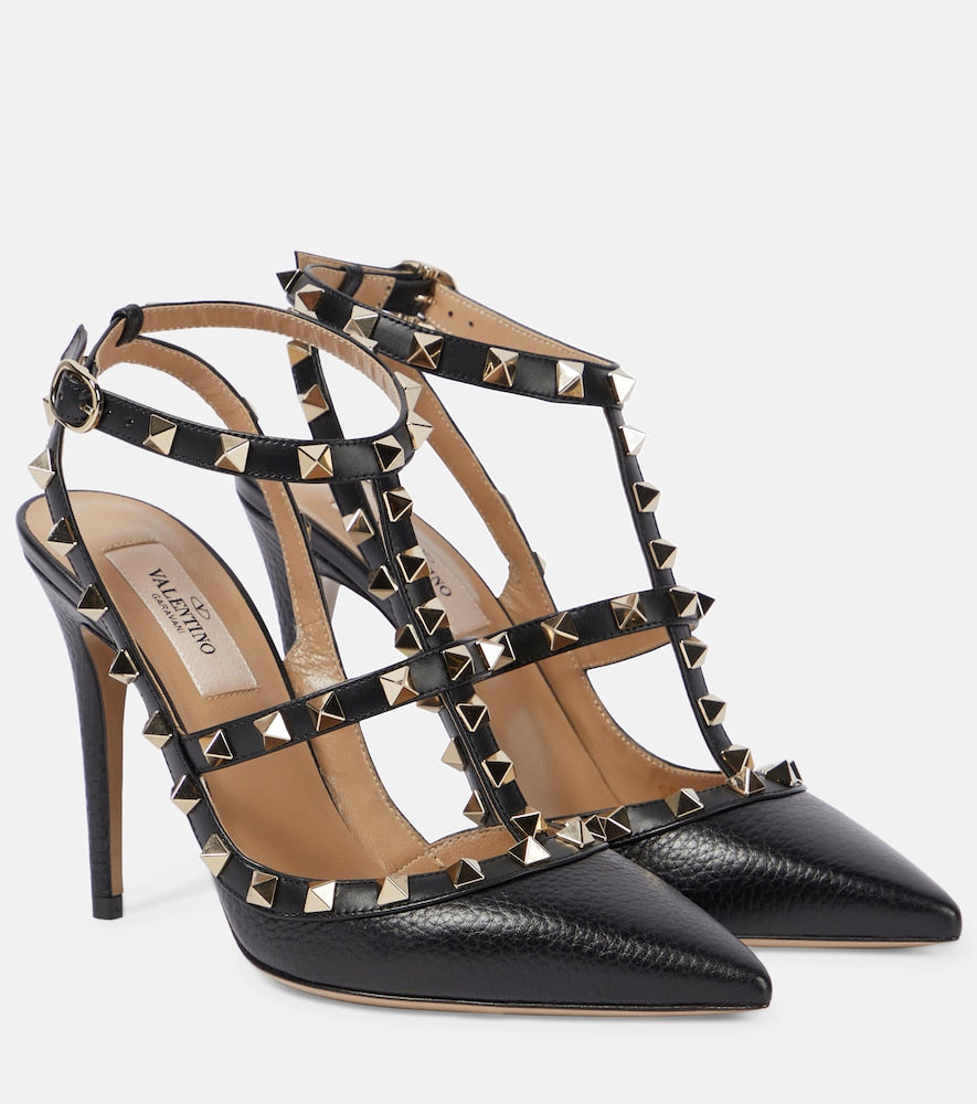 Valentino Garavani Valentino Garavani Rockstud leather pumps - Valentino Garavani Valentino Garavani Rockstud 皮革高跟鞋