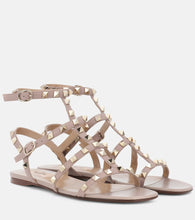 Valentino Garavani Valentino Garavani Rockstud leather sandals - Valentino Garavani Valentino Garavani Rockstud 皮革凉鞋