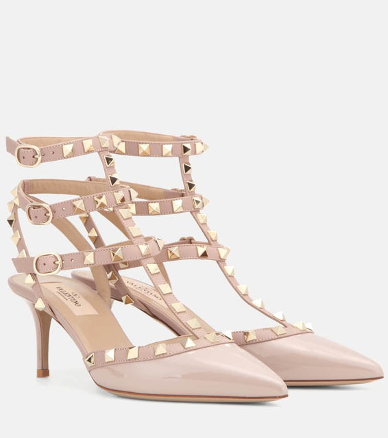 Valentino Garavani Valentino Garavani Rockstud patent leather pumps