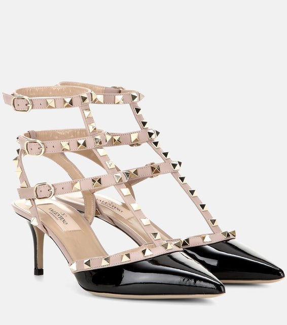 Valentino Garavani Valentino Garavani Rockstud patent leather pumps