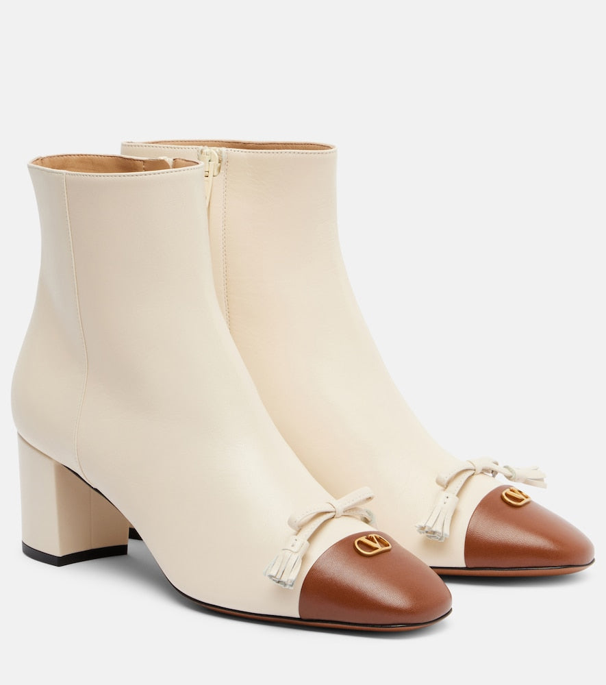 Valentino Garavani Valet Du Roi 60 leather ankle boots