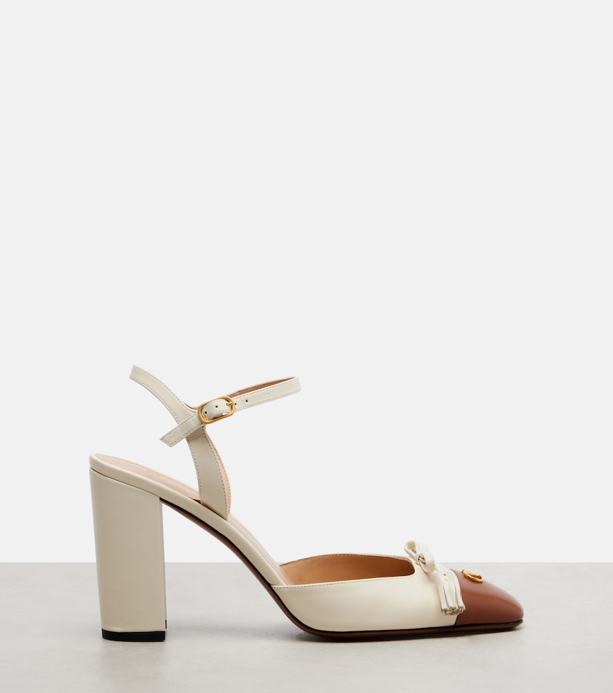Valentino Garavani Valet Du Roi leather pumps