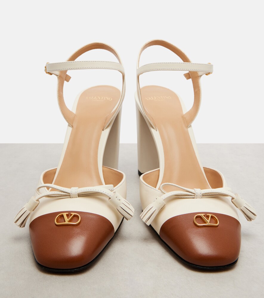 Valentino Garavani Valet Du Roi leather pumps