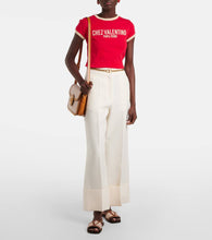 Valentino Garavani Viva Superstar leather-trimmed slides