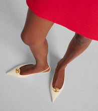 Valentino Garavani Vlogo embellished leather ballet flats