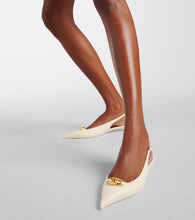 Valentino Garavani Vlogo embellished leather ballet flats