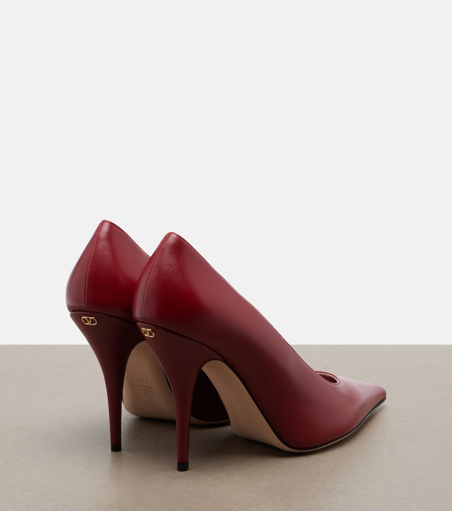 Valentino Garavani Cuttie leather pumps - Red High-Heel Pumps