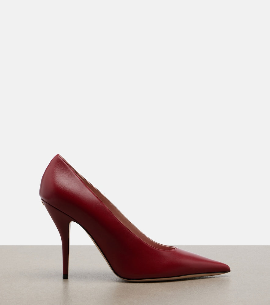 Valentino Garavani Cuttie leather pumps - Red High-Heel Pumps