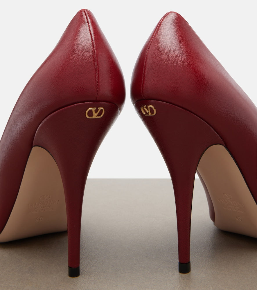 Valentino Garavani Cuttie leather pumps - Red High-Heel Pumps
