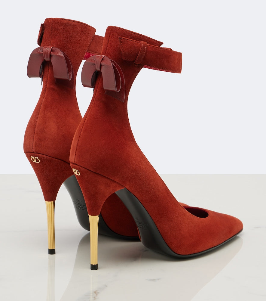 Valentino Garavani Fatale suede pumps (Red) - High-Heel Pumps