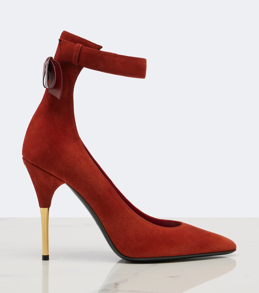 Valentino Garavani Fatale suede pumps (Red) - High-Heel Pumps