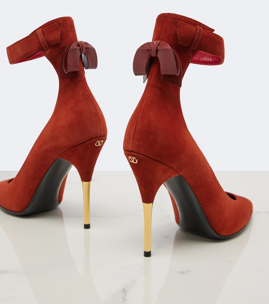 Valentino Garavani Fatale suede pumps (Red) - High-Heel Pumps