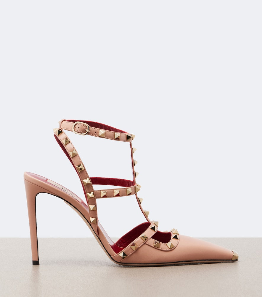 Valentino Garavani Rockstud leather pumps in Pink - High-Heel Pumps