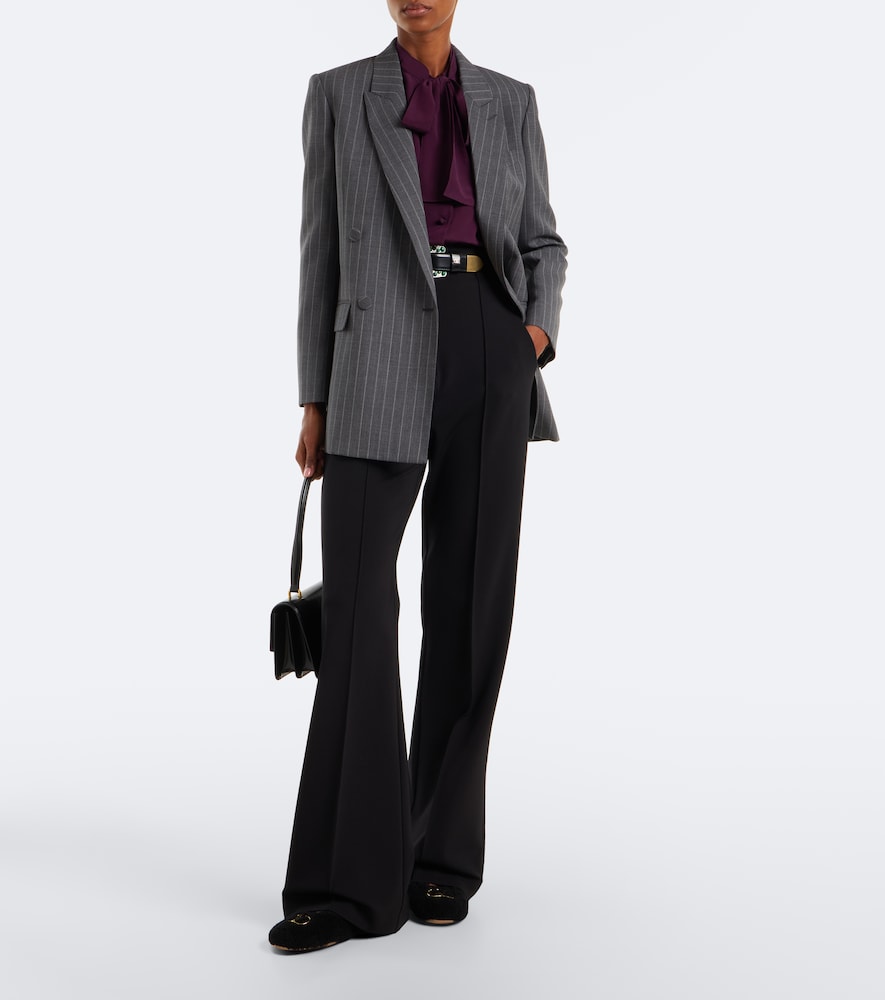 Valentino Garavani VLogo teddy ballet flats (Black) - Ballerina Flats